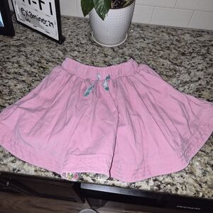 Mini Boden Pink Skirt with Teal Accents